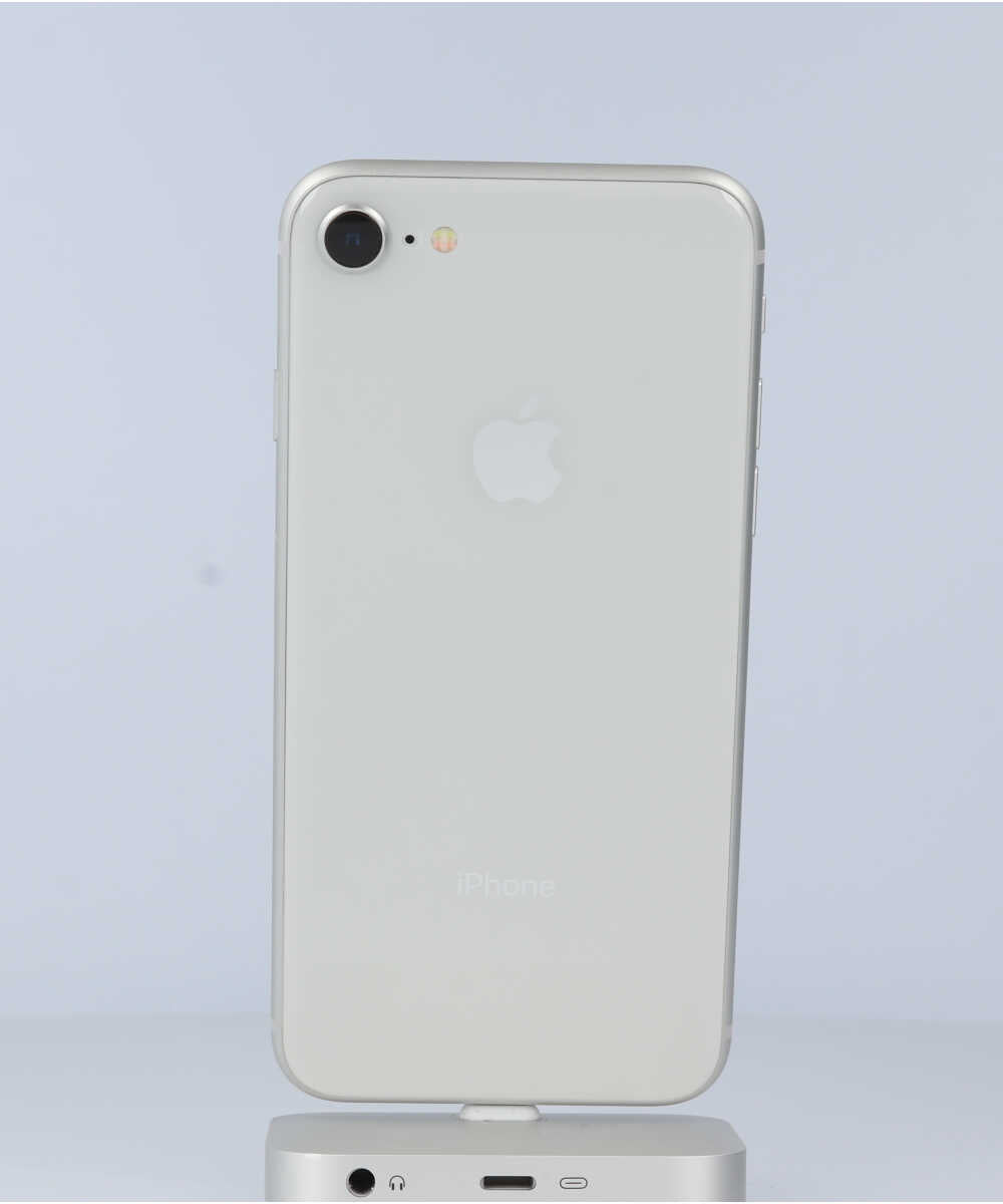 iPhone 8 64GB SIMフリー バッテリー最大容量:90% シルバー Aグレード (352998093170313) 中古