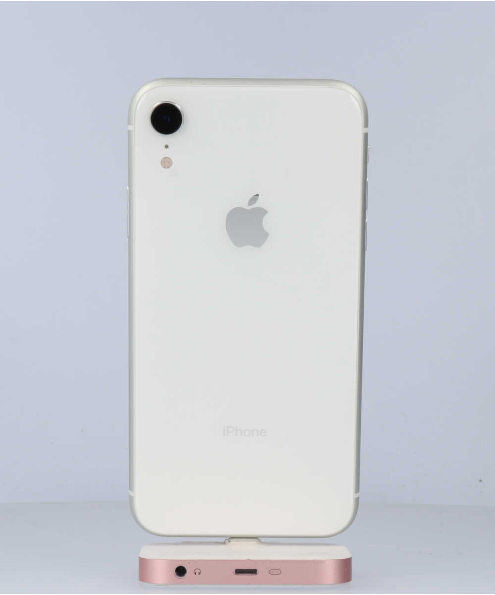 iPhone XR 64GB SIMフリー バッテリー最大容量:91% ホワイト Aグレード (353052102304759) 中古