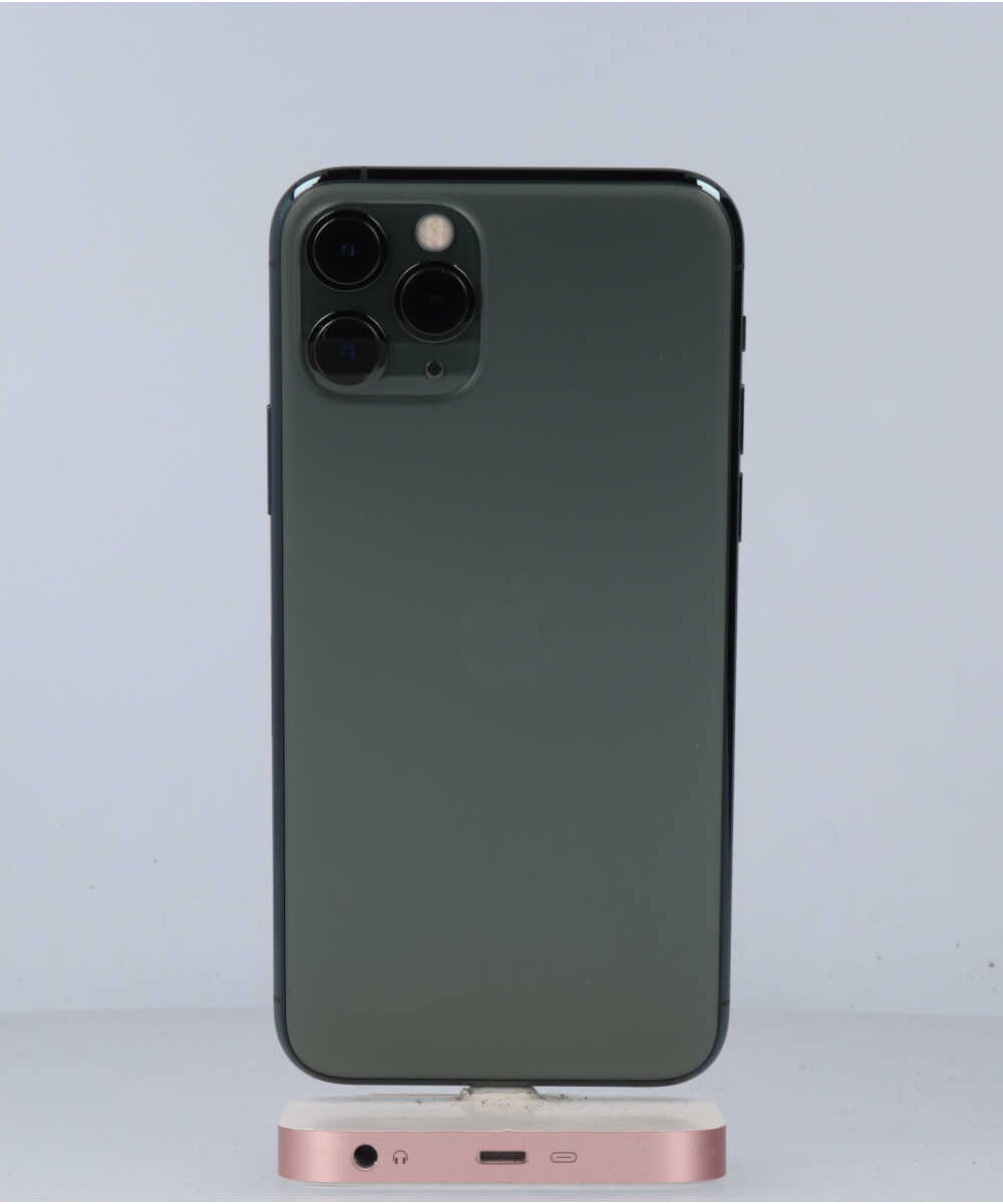 iPhone 11 Pro 64GB SIMフリー バッテリー最大容量:89% ミッドナイトグリーン Aグレード (353829105139633) 中古