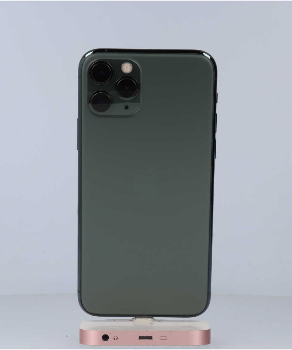 iPhone 11 Pro 64GB SIMフリー バッテリー最大容量:85% ミッドナイトグリーン Aグレード (353833106416560) 中古