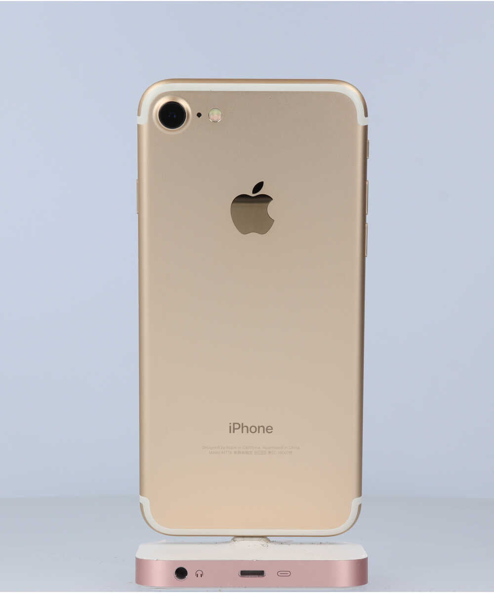 iPhone 7 32GB SIMフリー バッテリー最大容量:94% ゴールド Aグレード (353835082844780) 中古
