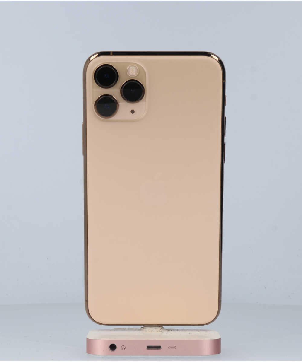 iPhone 11 Pro 256GB SIMフリー バッテリー最大容量:96% ゴールド Bグレード (353835105012050) 中古