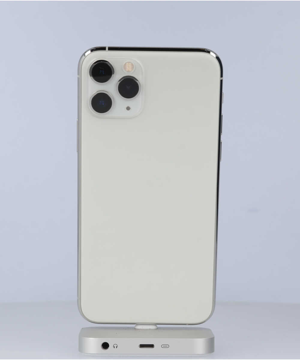 iPhone 11 Pro 256GB SIMフリー バッテリー最大容量:100% シルバー Bグレード (353836107229106) 中古