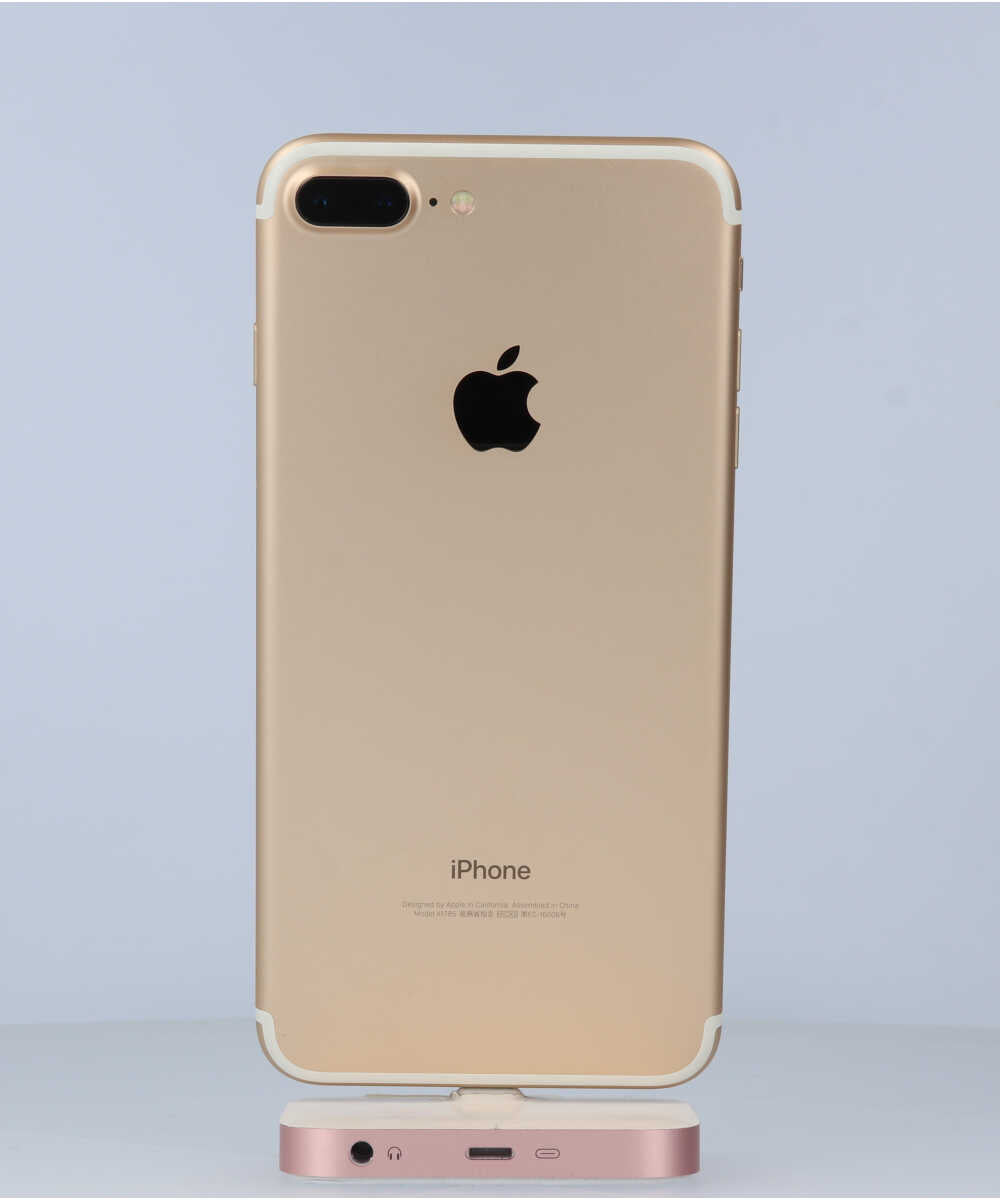 iPhone 7 Plus 32GB SIMフリー バッテリー最大容量:86% ゴールド Aグレード (353838081264687) 中古