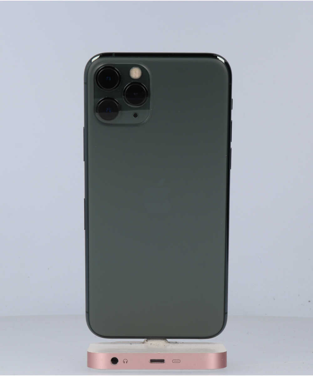 iPhone 11 Pro 64GB SIMフリー バッテリー最大容量:88% ミッドナイトグリーン Aグレード (353842105723231) 中古