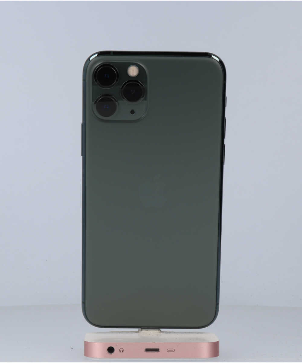 iPhone 11 Pro 256GB SIMフリー バッテリー最大容量:83% ミッドナイトグリーン Aグレード (353845101811843) 中古