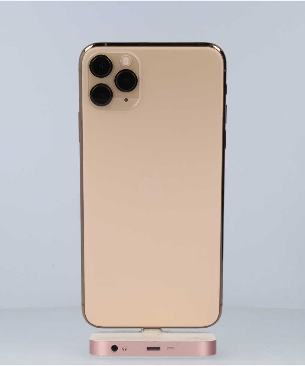 iPhone 11 Pro Max 256GB SIMフリー バッテリー最大容量:92% ゴールド Bグレード (353909109067442) 中古