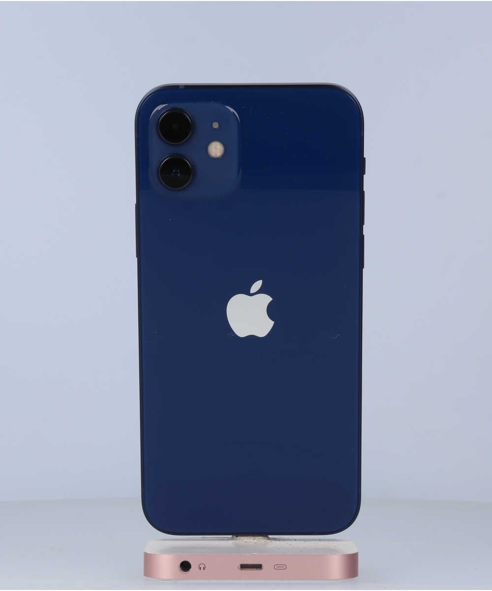 iPhone 12 64GB SIMフリー バッテリー最大容量:100% ブルー Aグレード (353920967210347) 中古