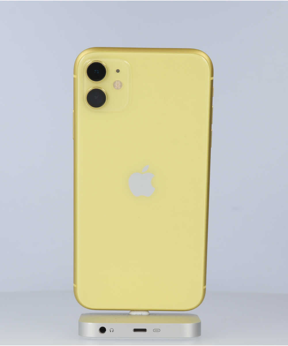 iPhone 11 64GB SIMフリー バッテリー最大容量:86% イエロー Aグレード (353996108062367) 中古