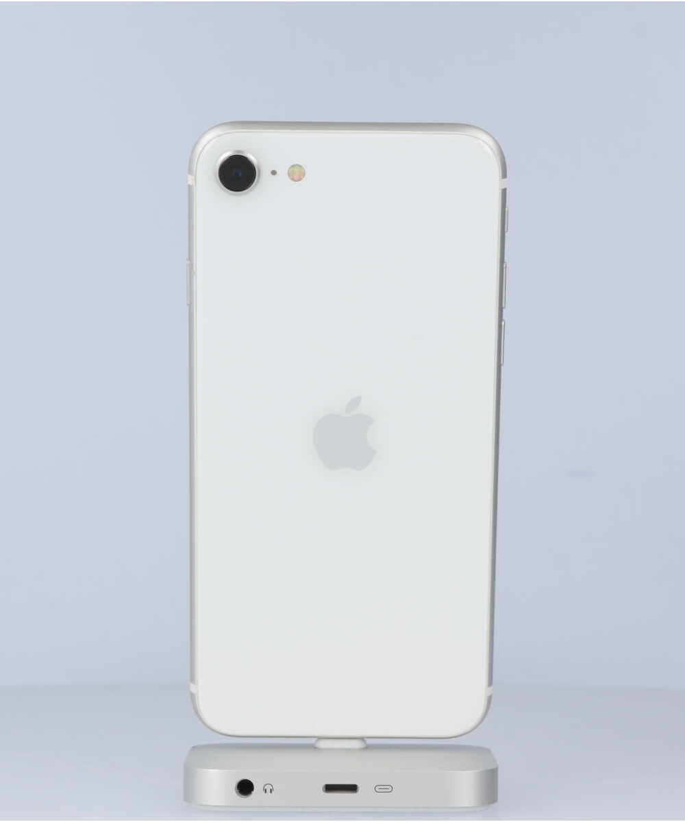 iPhone SE (第 2 世代) 64GB SIMフリー バッテリー最大容量:89% ホワイト Aグレード (354854624350650) 中古