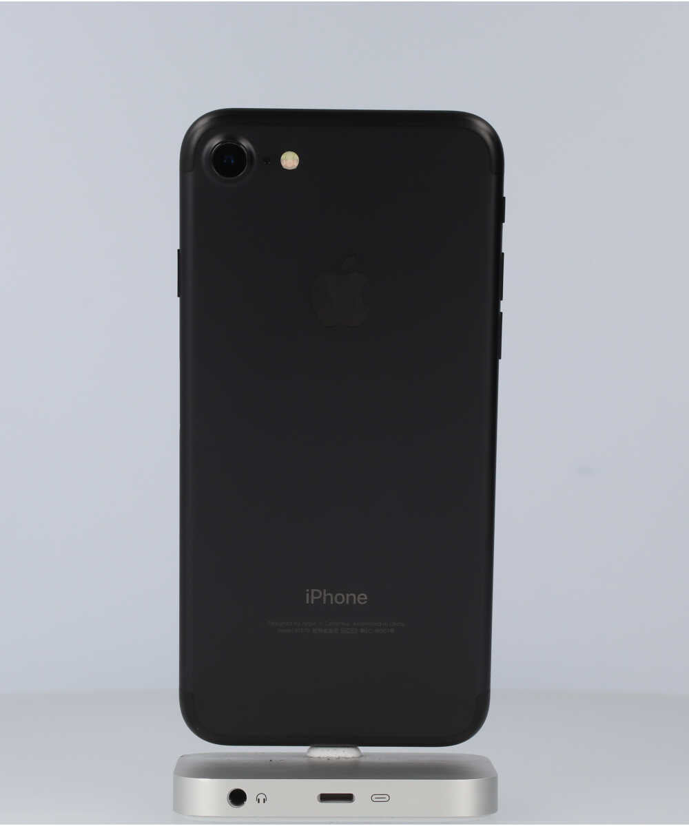 iPhone 7 32GB SIMフリー バッテリー最大容量:87% ブラック Bグレード (355337086968119) 中古