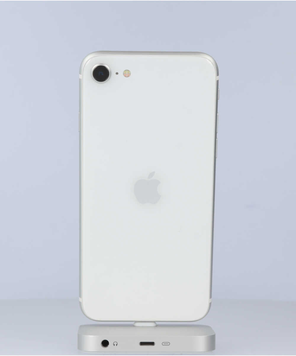 iPhone SE (第 2 世代) 64GB SIMフリー バッテリー最大容量:87% ホワイト Aグレード (355598141711212) 中古