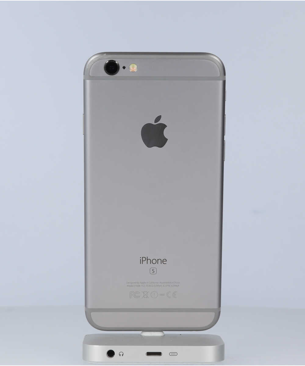 iPhone 6s 16GB SIMフリー バッテリー最大容量:96% スペースグレイ Bグレード (355769079633872) 中古