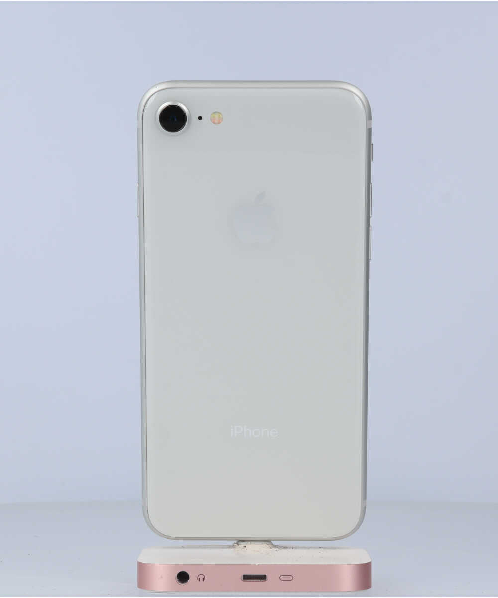 iPhone 8 64GB SIMフリー バッテリー最大容量:94% シルバー Aグレード (356094090634786) 中古