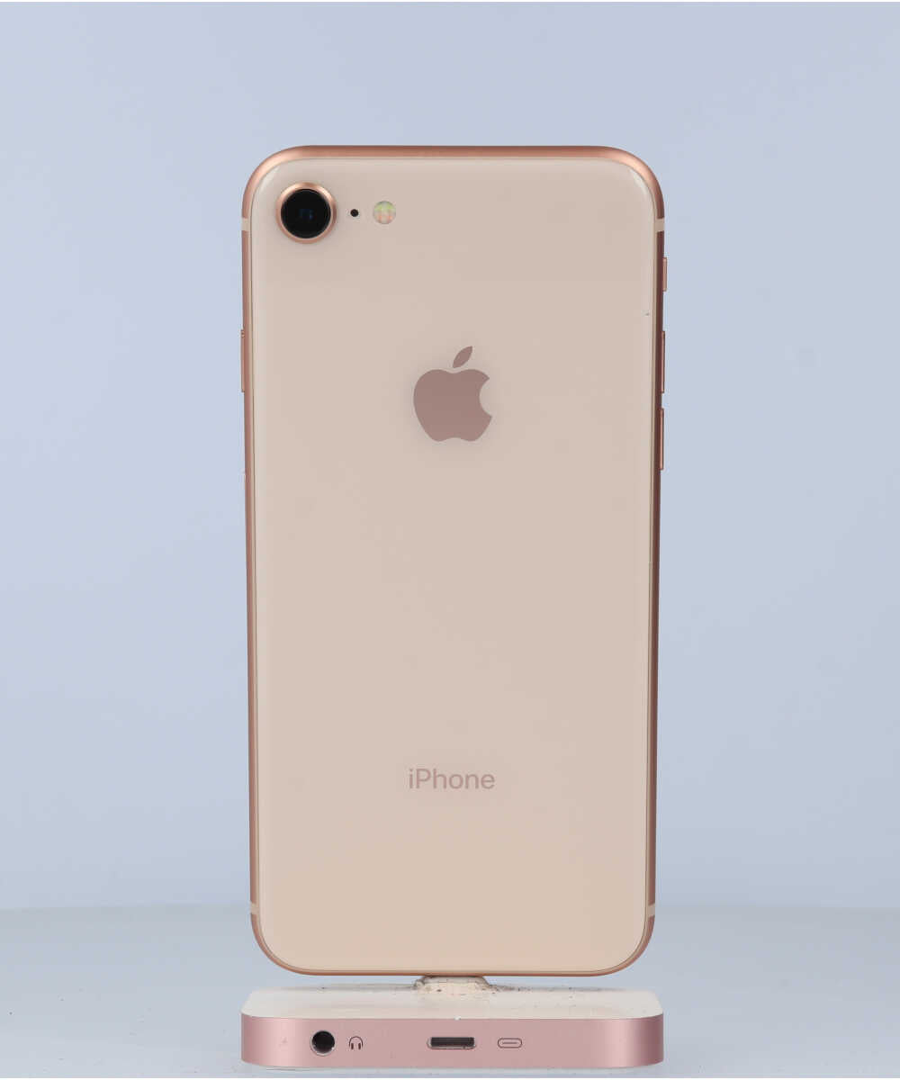 iPhone 8 64GB SIMフリー バッテリー最大容量:100% ゴールド Aグレード (356094098597290) 中古