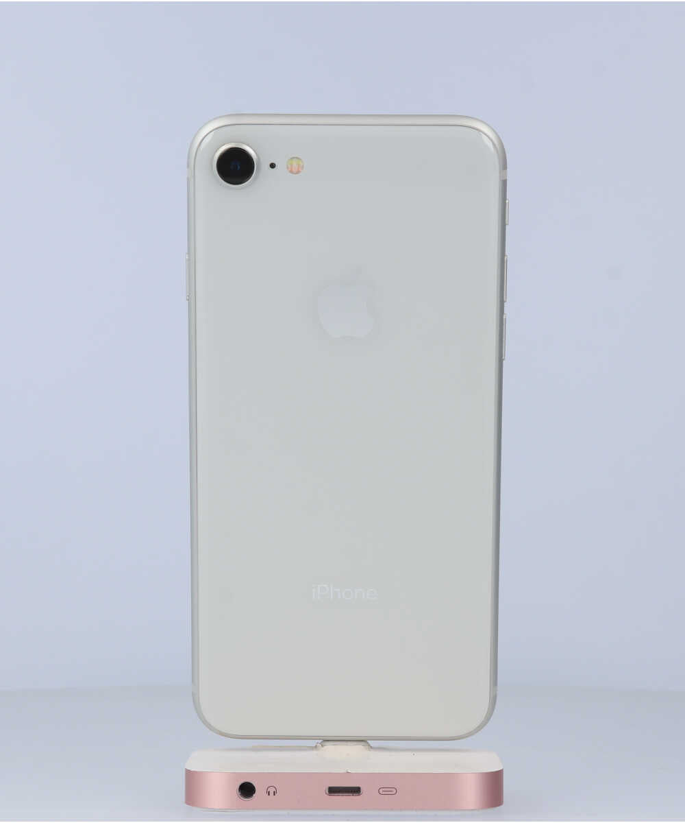 iPhone 8 64GB SIMフリー バッテリー最大容量:85% シルバー Aグレード (356096091195212) 中古
