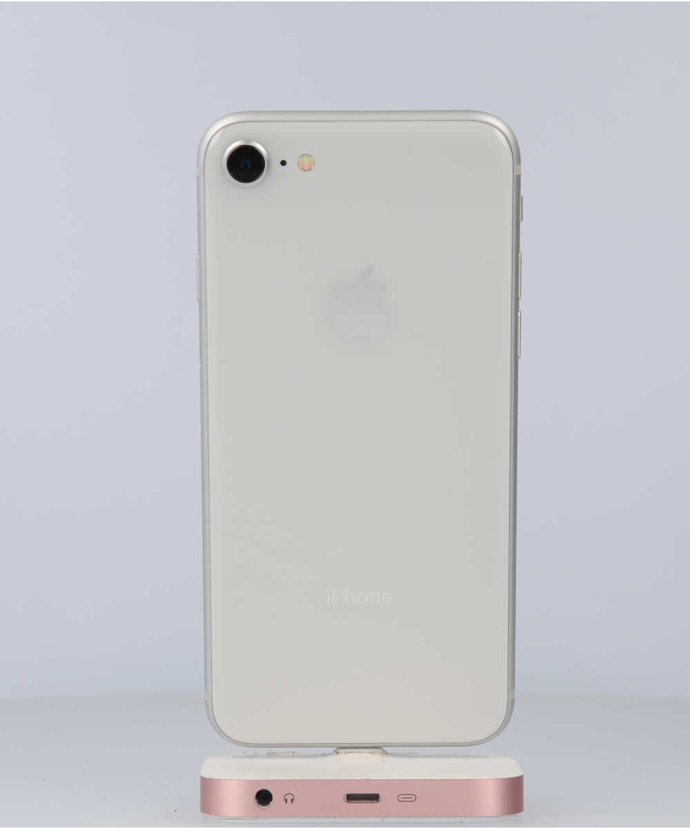 iPhone 8 64GB SIMフリー バッテリー最大容量:81% シルバー Aグレード (356097097131599) 中古