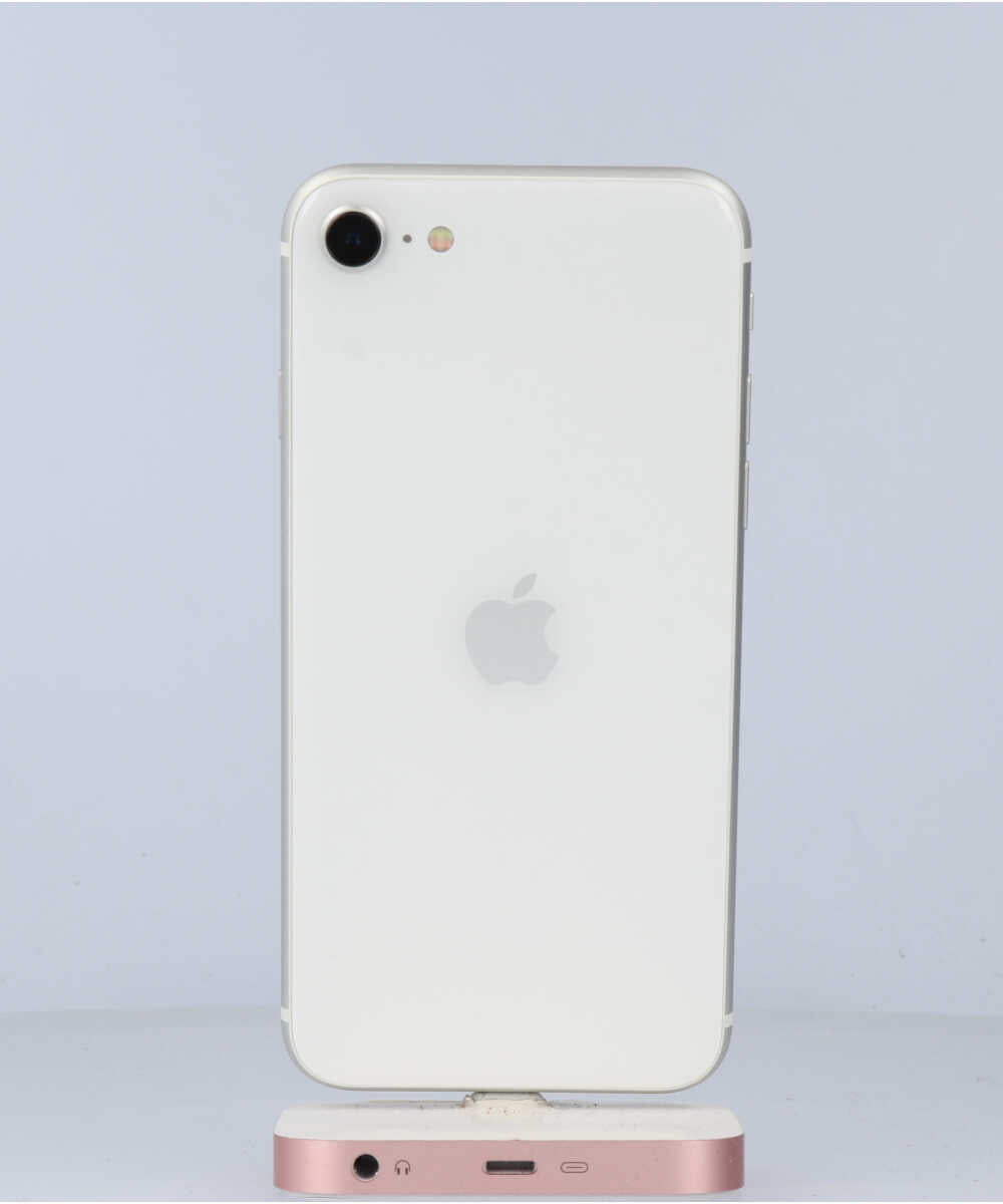 iPhone SE (第 2 世代) 64GB SIMフリー バッテリー最大容量:87% ホワイト Aグレード (356492108998203) 中古