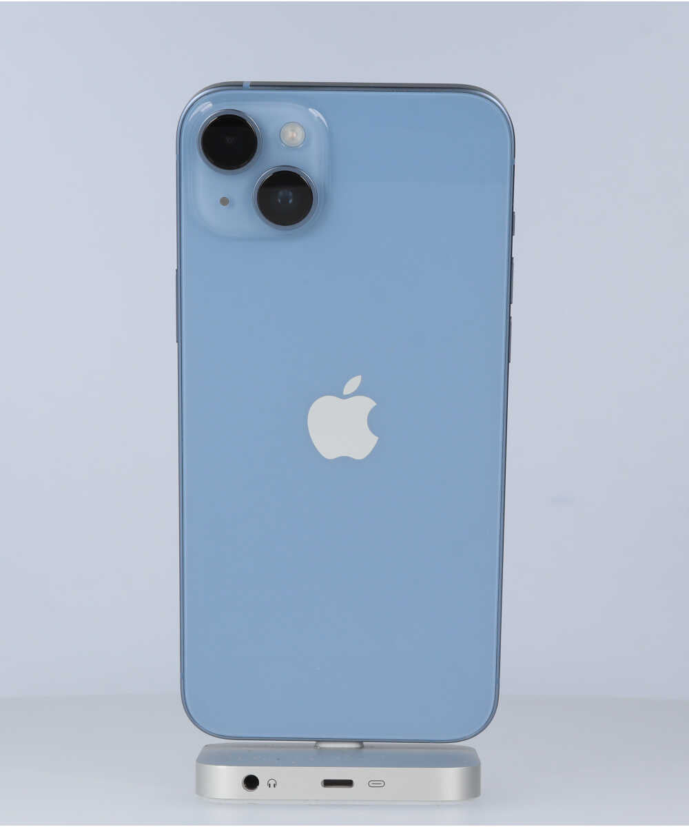 iPhone 14 Plus 256GB SIMフリー バッテリー最大容量:98% ブルー Bグレード (356644012569286) 中古