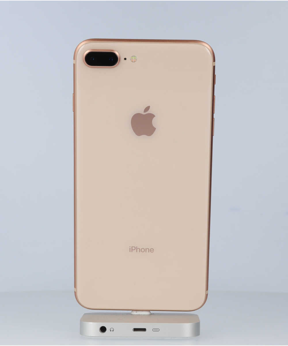 iPhone 8 Plus 64GB SIMフリー バッテリー最大容量:84% ゴールド Bグレード (356733082674868) 中古