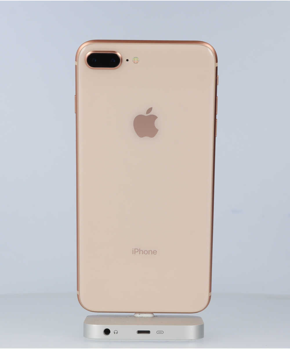 iPhone 8 Plus 64GB SIMフリー バッテリー最大容量:87% ゴールド Bグレード (356733082733516) 中古