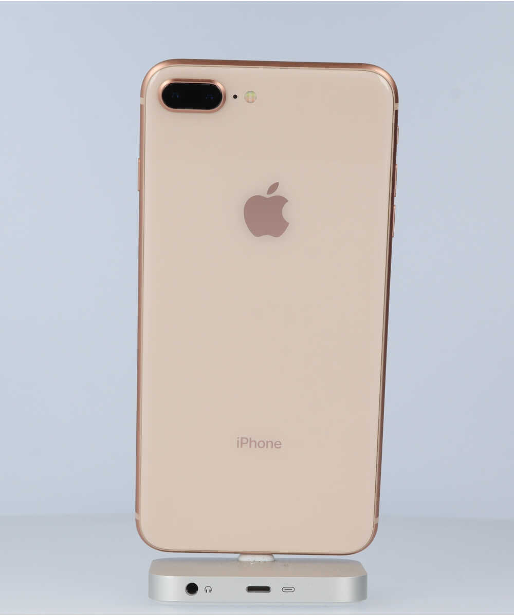 iPhone 8 Plus 64GB SIMフリー バッテリー最大容量:82% ゴールド Aグレード (356733085173801) 中古