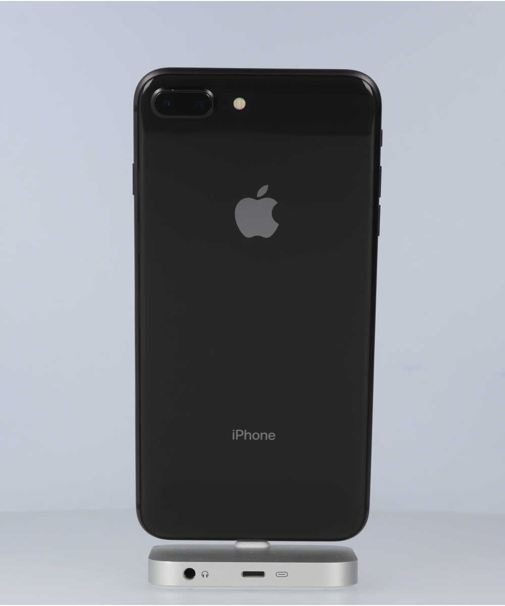 iPhone 8 Plus 64GB SIMフリー バッテリー最大容量:81% スペースグレイ Cグレード (356733085850663) 中古