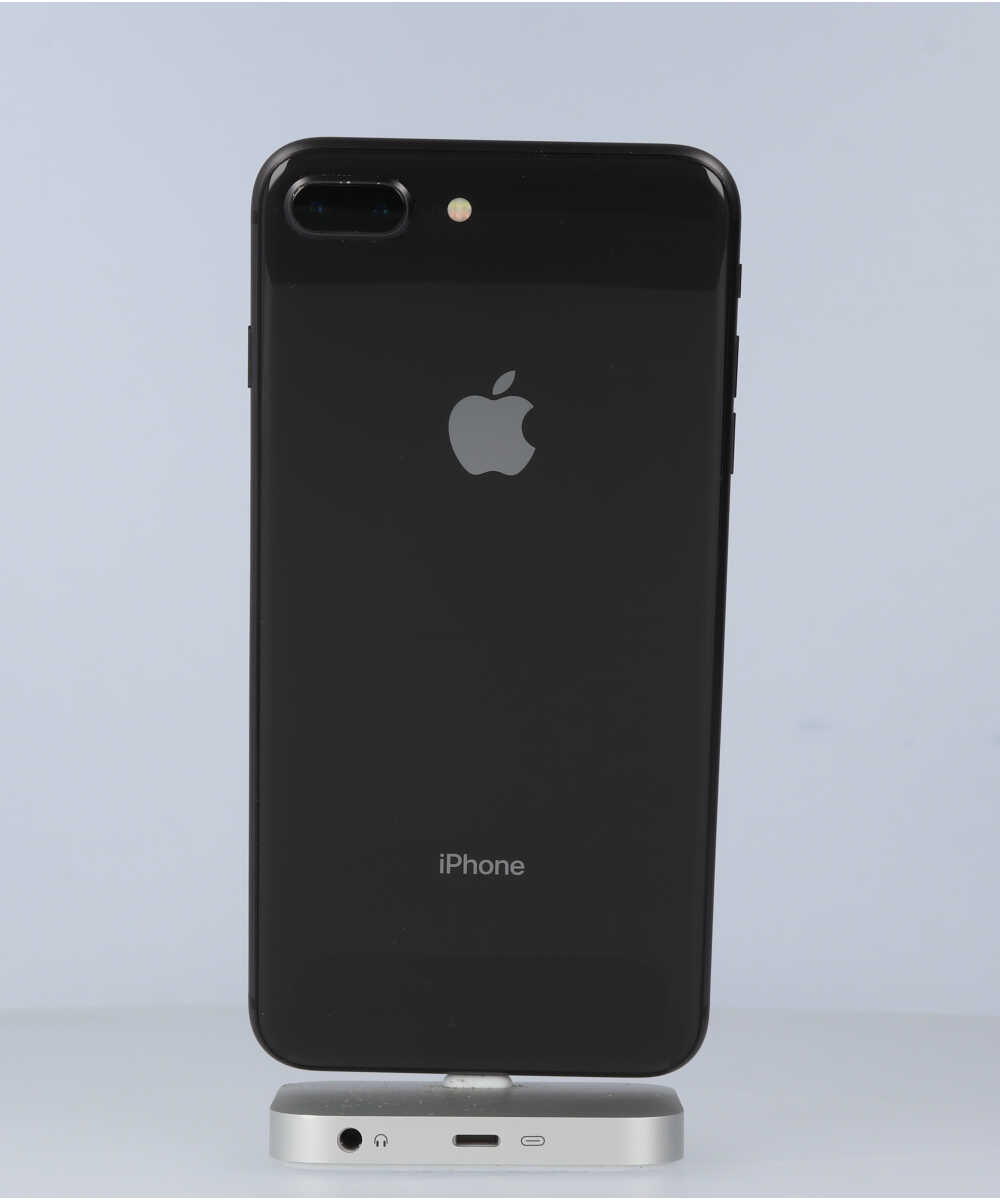 iPhone 8 Plus 64GB SIMフリー バッテリー最大容量:88% スペースグレイ Bグレード (356734082901178) 中古