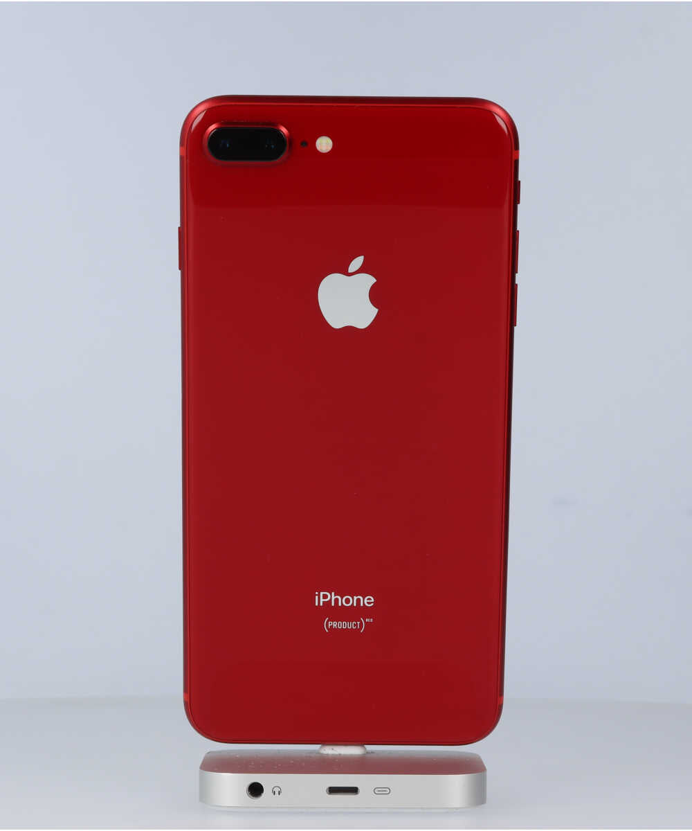 iPhone 8 Plus 64GB SIMフリー バッテリー最大容量:82% レッド Bグレード (356734084670078) 中古