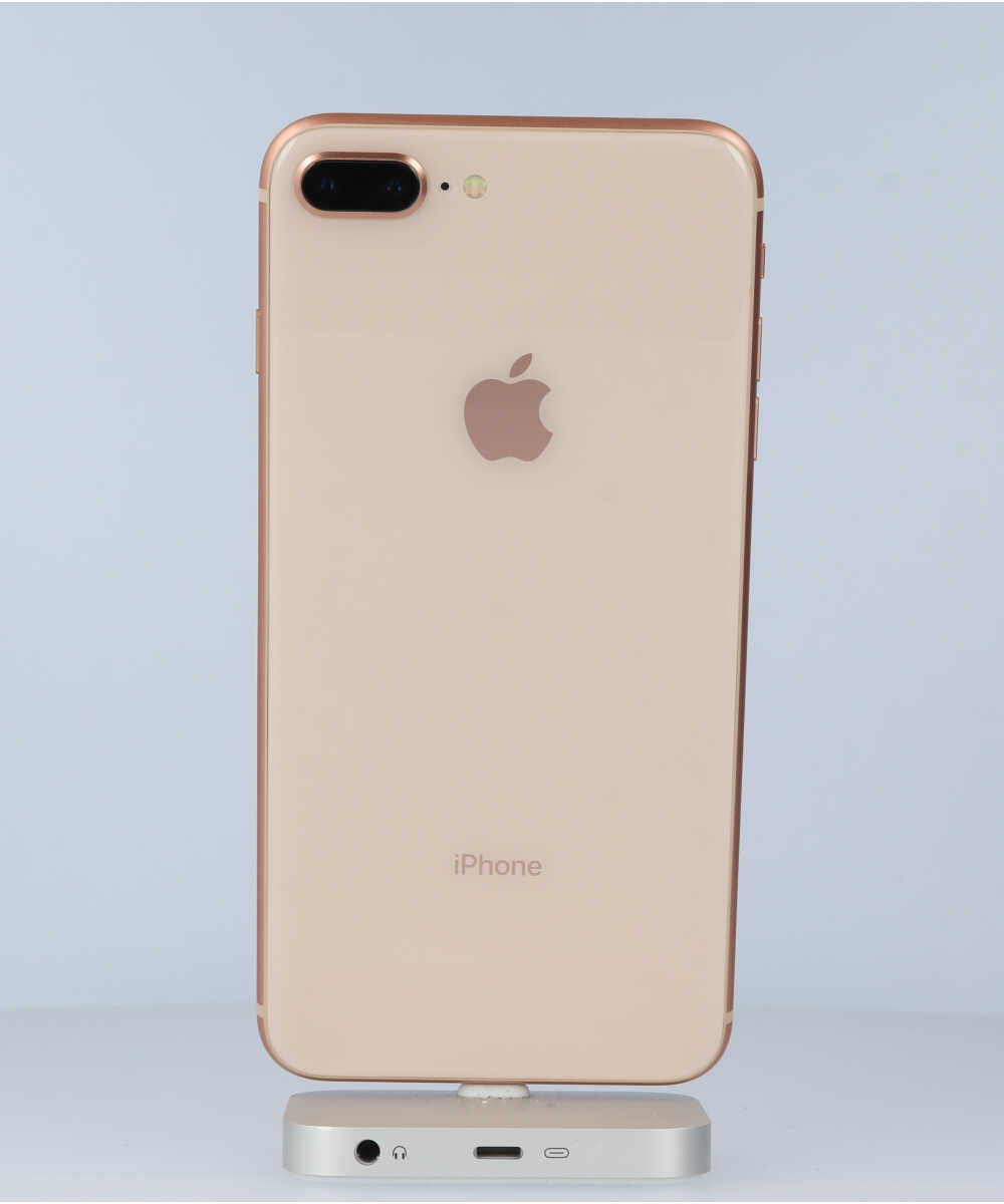 iPhone 8 Plus 64GB SIMフリー バッテリー最大容量:84% ゴールド Aグレード (356734085727943) 中古