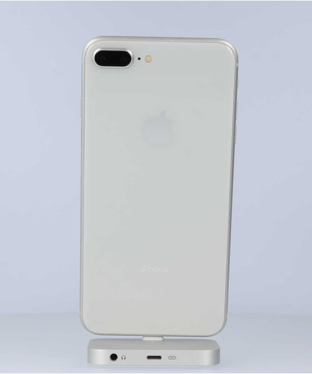 iPhone 8 Plus 64GB SIMフリー バッテリー最大容量:91% シルバー Aグレード (356735081016256) 中古