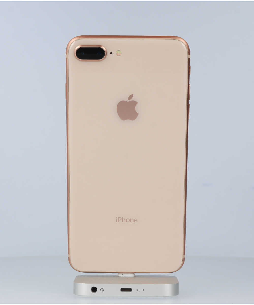 iPhone 8 Plus 64GB SIMフリー バッテリー最大容量:83% ゴールド Bグレード (356735082216343) 中古