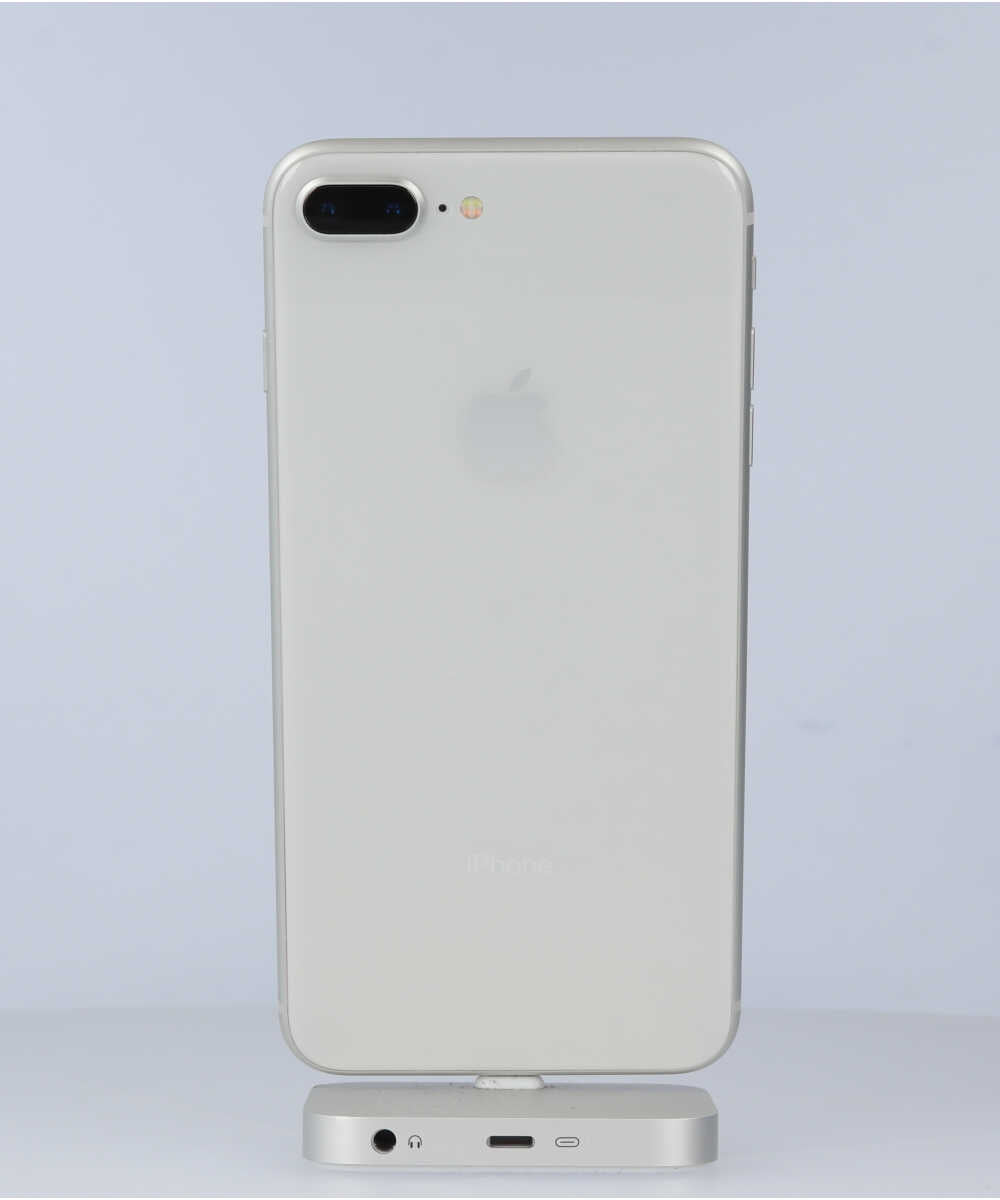 iPhone 8 Plus 64GB SIMフリー バッテリー最大容量:82% シルバー Bグレード (356735086550358) 中古