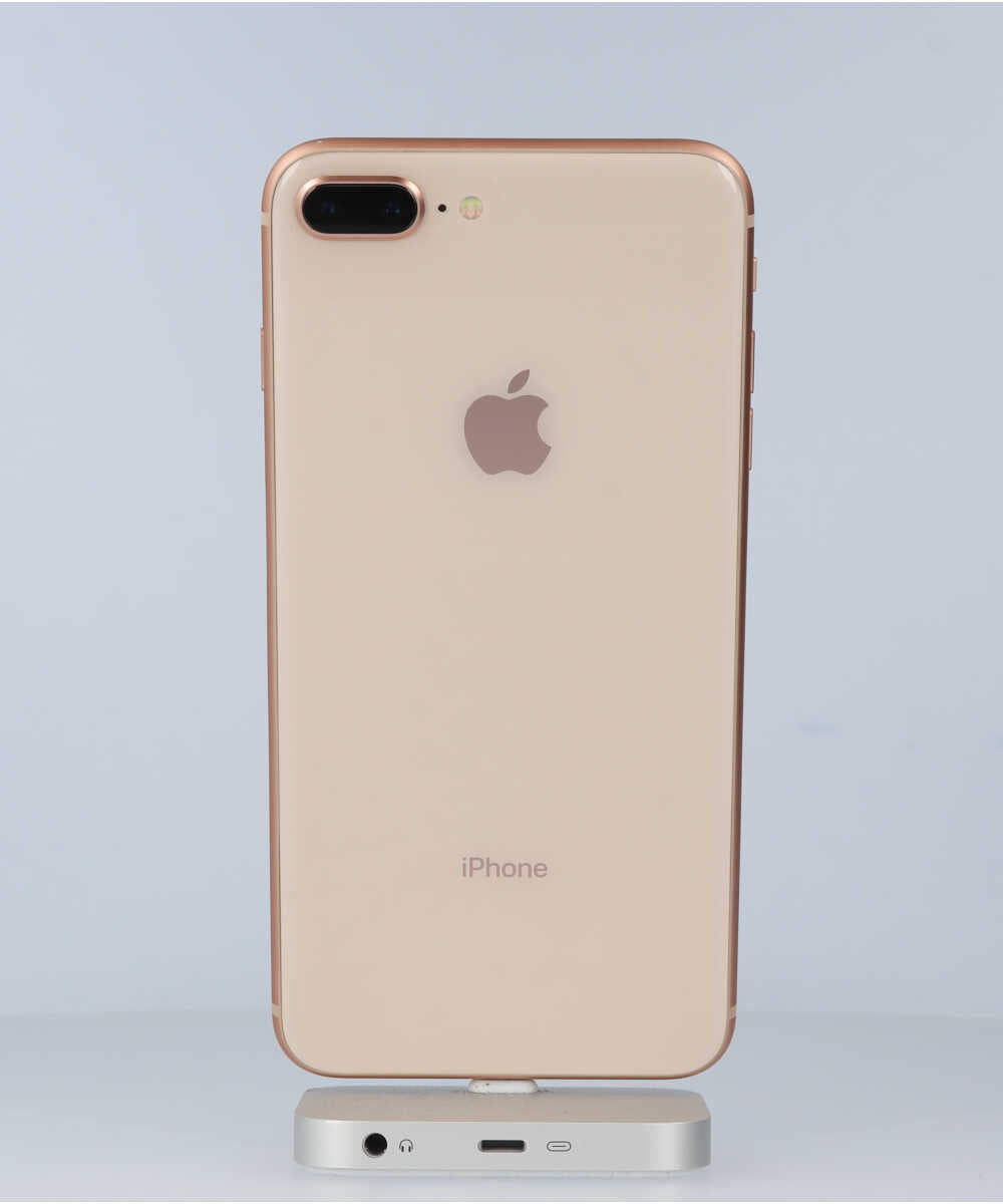 iPhone 8 Plus 64GB SIMフリー バッテリー最大容量:80% ゴールド Bグレード (356736083986611) 中古