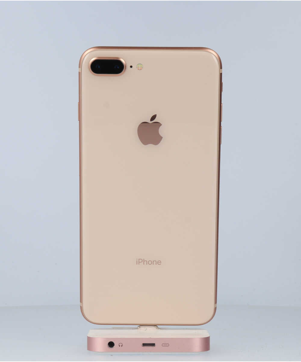 iPhone 8 Plus 64GB SIMフリー バッテリー最大容量:82% ゴールド Aグレード (356736084133585) 中古