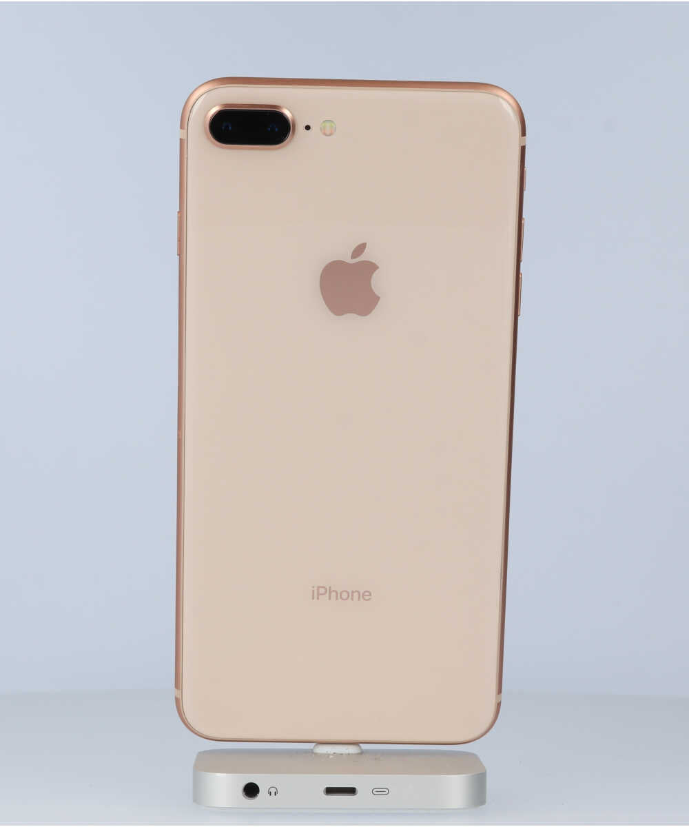 iPhone 8 Plus 64GB SIMフリー バッテリー最大容量:90% ゴールド Aグレード (356736084181121) 中古