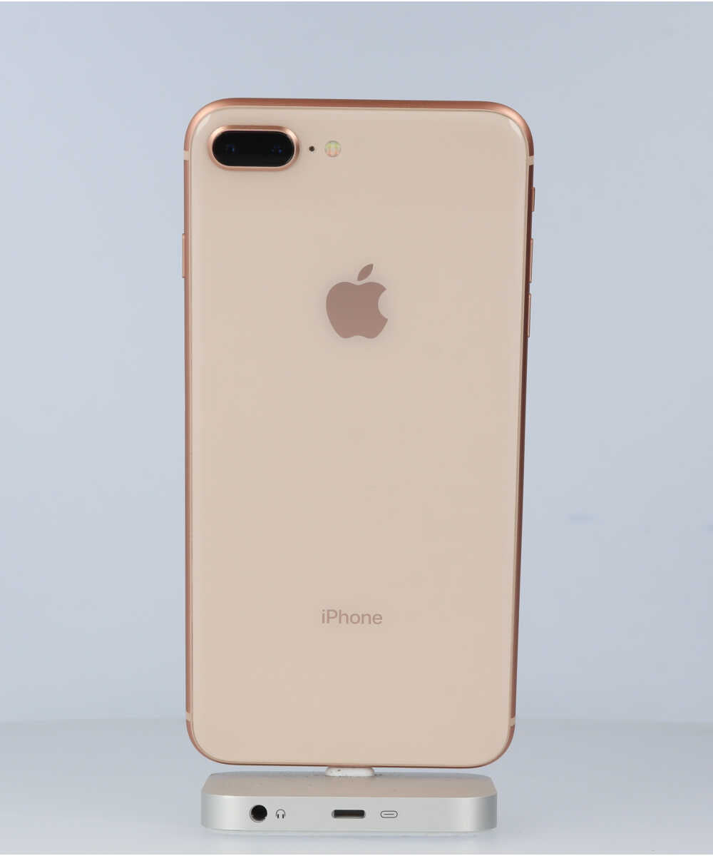 iPhone 8 Plus 64GB SIMフリー バッテリー最大容量:80% ゴールド Bグレード (356736086242590) 中古