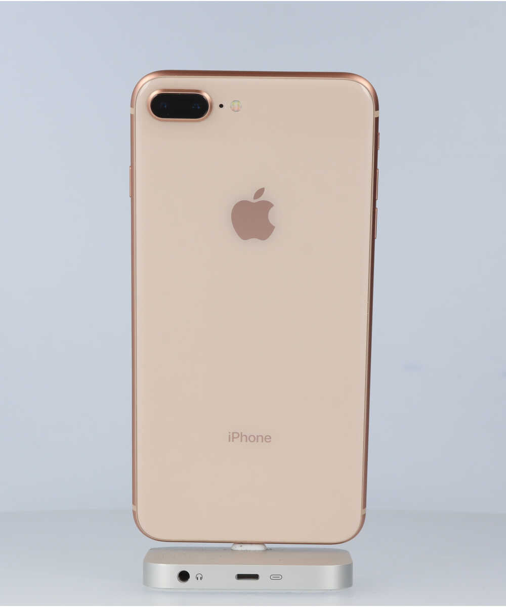 iPhone 8 Plus 64GB SIMフリー バッテリー最大容量:84% ゴールド Bグレード (356737084251526) 中古