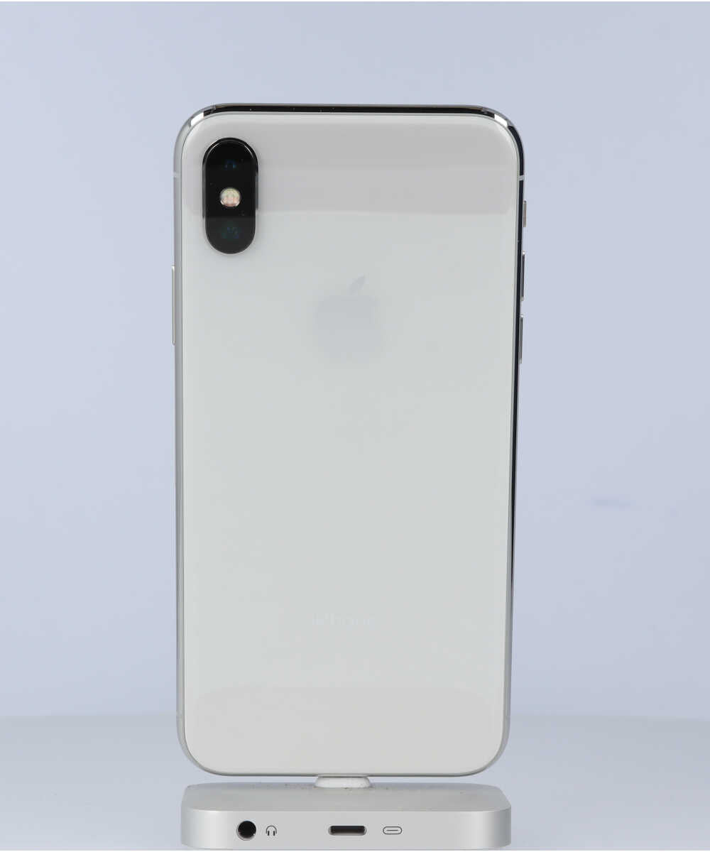 iPhone X 64GB SIMフリー バッテリー最大容量:91% シルバー Cグレード (356739086243105) 中古