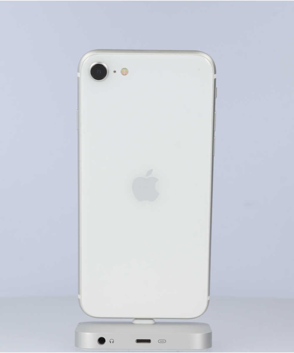 iPhone SE (第 2 世代) 64GB SIMフリー バッテリー最大容量:87% ホワイト Aグレード (356779117962000) 中古
