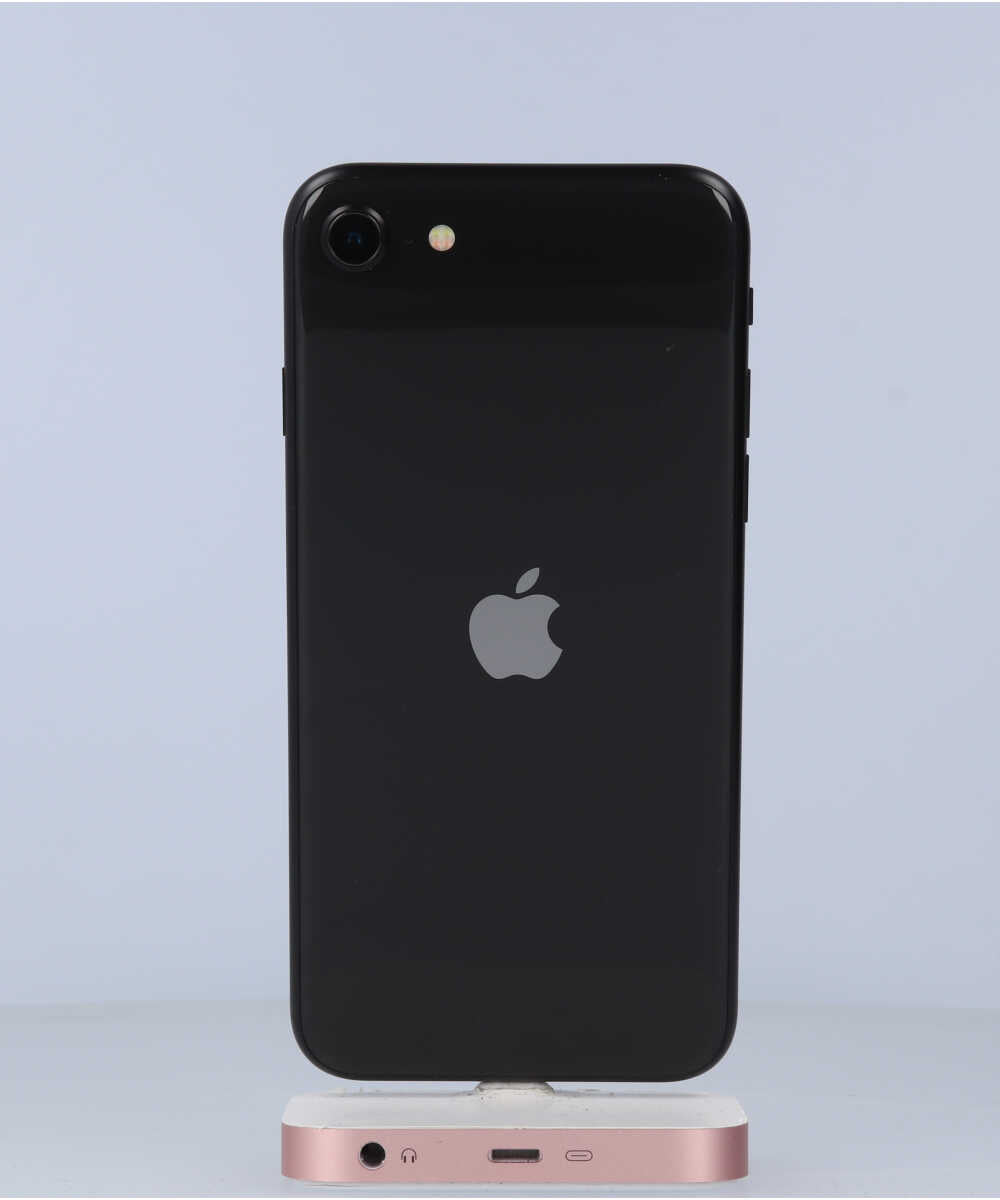 iPhone SE (第 2 世代) 64GB SIMフリー バッテリー最大容量:88% ブラック Aグレード (356784116711580) 中古