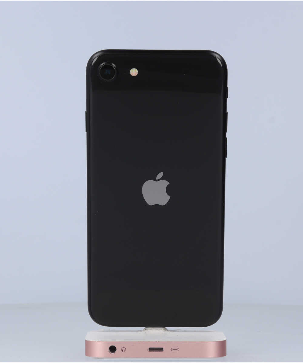 iPhone SE (第 2 世代) 64GB SIMフリー バッテリー最大容量:86% ブラック Aグレード (356788117678052) 中古