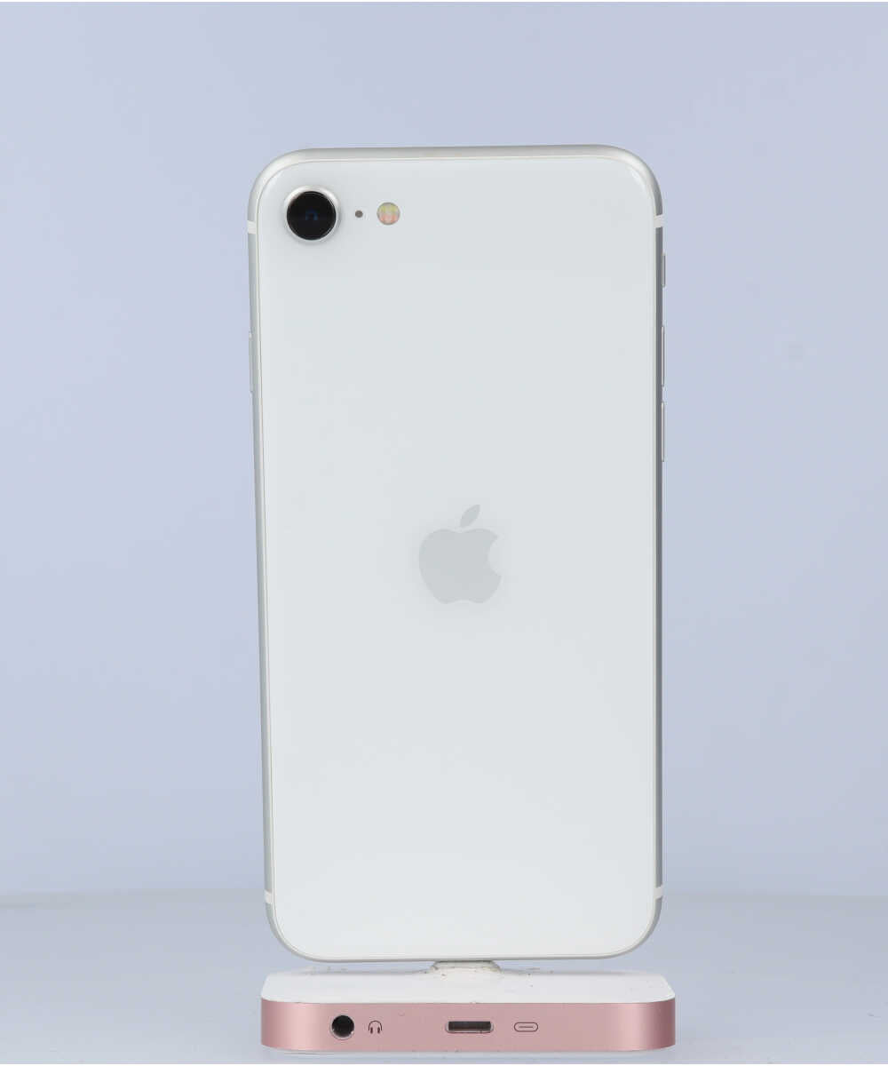 iPhone SE (第 2 世代) 64GB SIMフリー バッテリー最大容量:90% ホワイト Aグレード (356788118147321) 中古