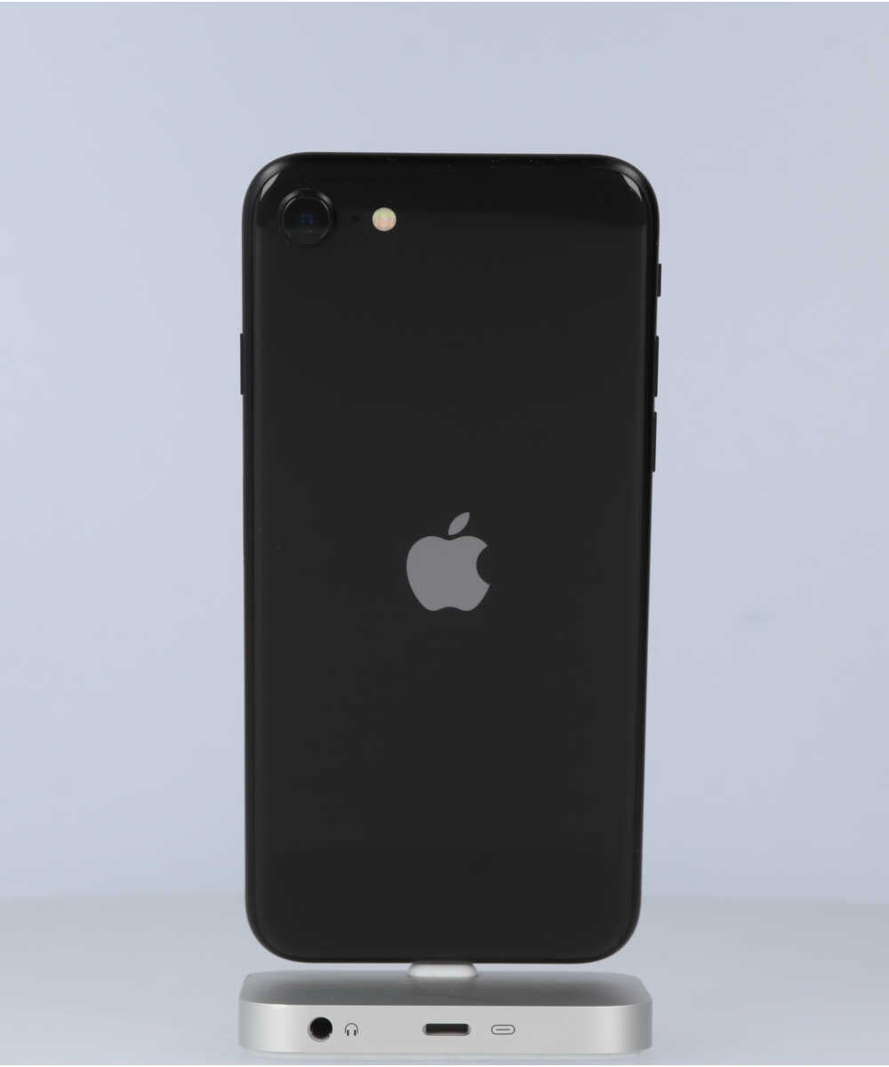 iPhone SE (第 2 世代) 64GB SIMフリー バッテリー最大容量:90% ブラック Aグレード (356795116513149) 中古