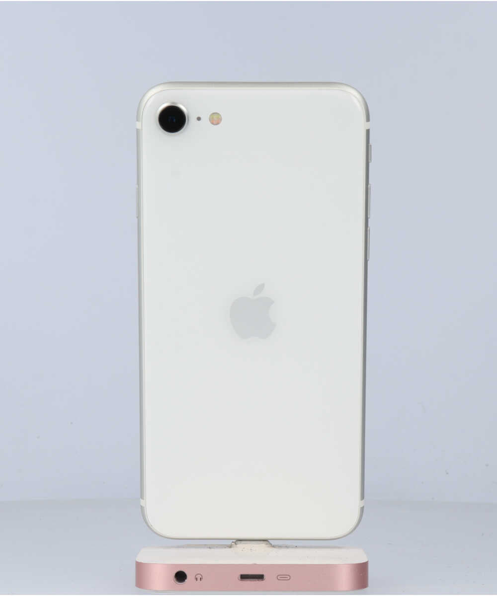 iPhone SE (第 2 世代) 64GB SIMフリー バッテリー最大容量:86% ホワイト Aグレード (356795119257850) 中古