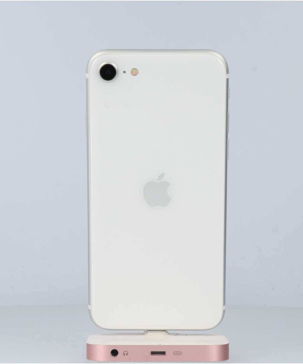 iPhone SE (第 2 世代) 64GB SIMフリー バッテリー最大容量:87% ホワイト Aグレード (356797118099382) 中古