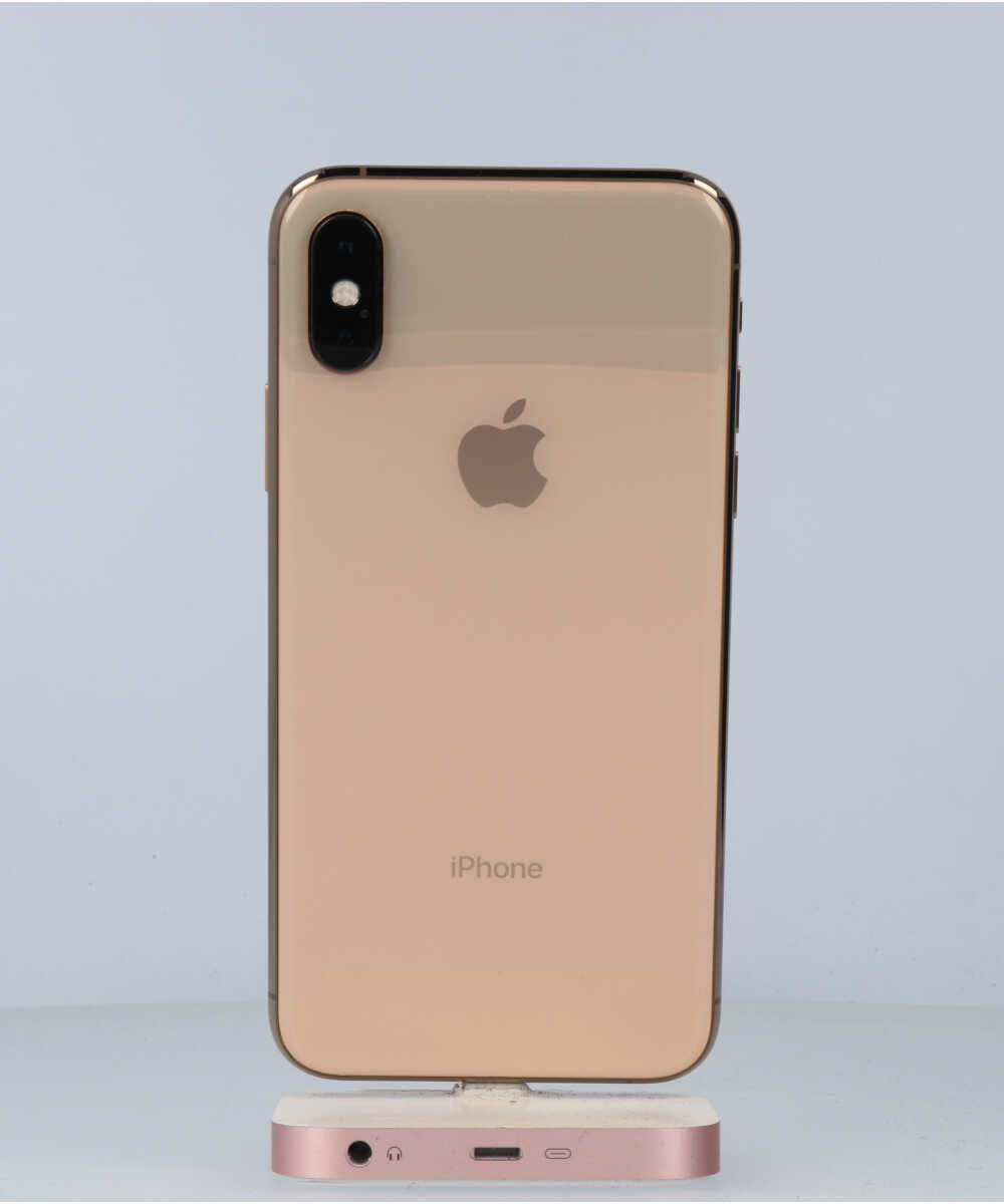 iPhone XS 256GB SIMフリー バッテリー最大容量:85% ゴールド Aグレード (357231090145152) 中古