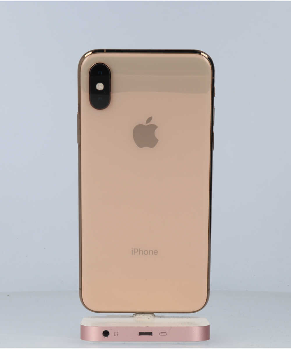 iPhone XS 64GB SIMフリー バッテリー最大容量:85% ゴールド Bグレード (357232090355775) 中古