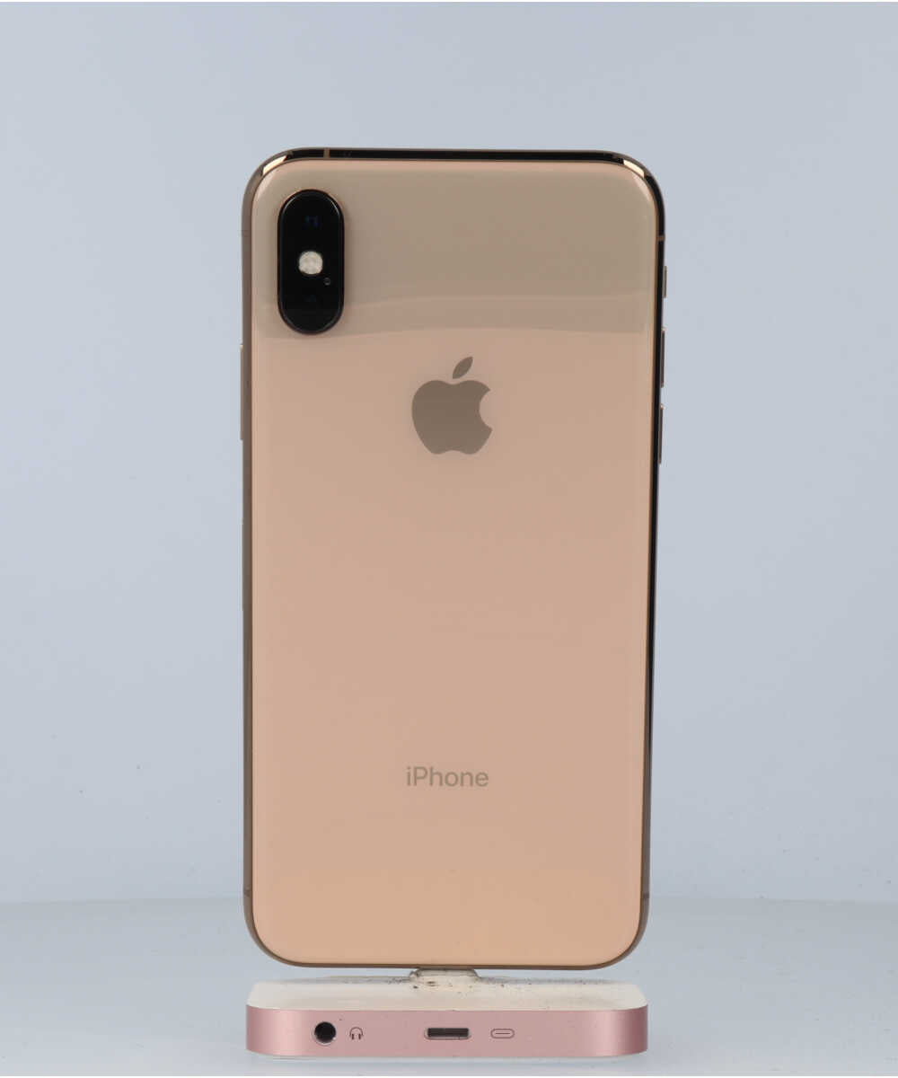 iPhone XS 64GB SIMフリー バッテリー最大容量:85% ゴールド Aグレード (357235098079214) 中古