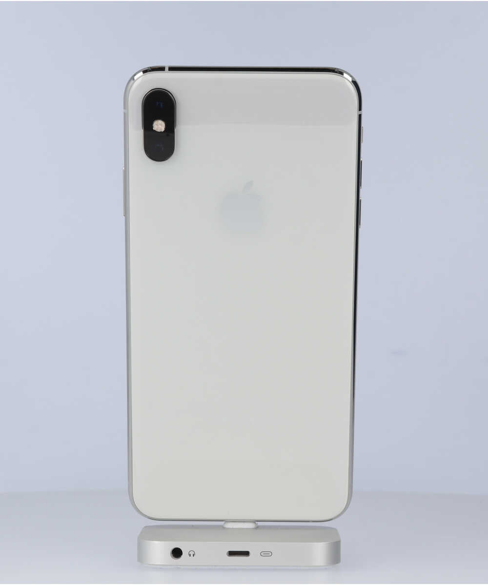 iPhone XS Max 64GB SIMフリー バッテリー最大容量:86% シルバー Cグレード (357300096526879) 中古